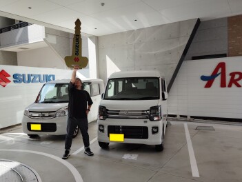 エブリイワゴン　ご納車おめでとうございます！